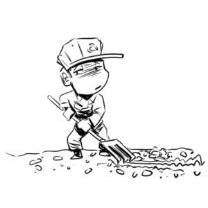 raking rocks - what is raking rocks in military